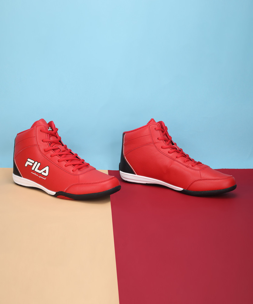 Fila hot sale in red