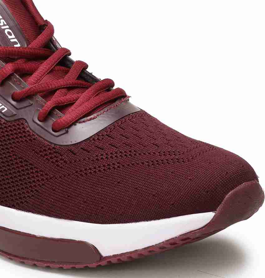 Burgundy sport shoes online