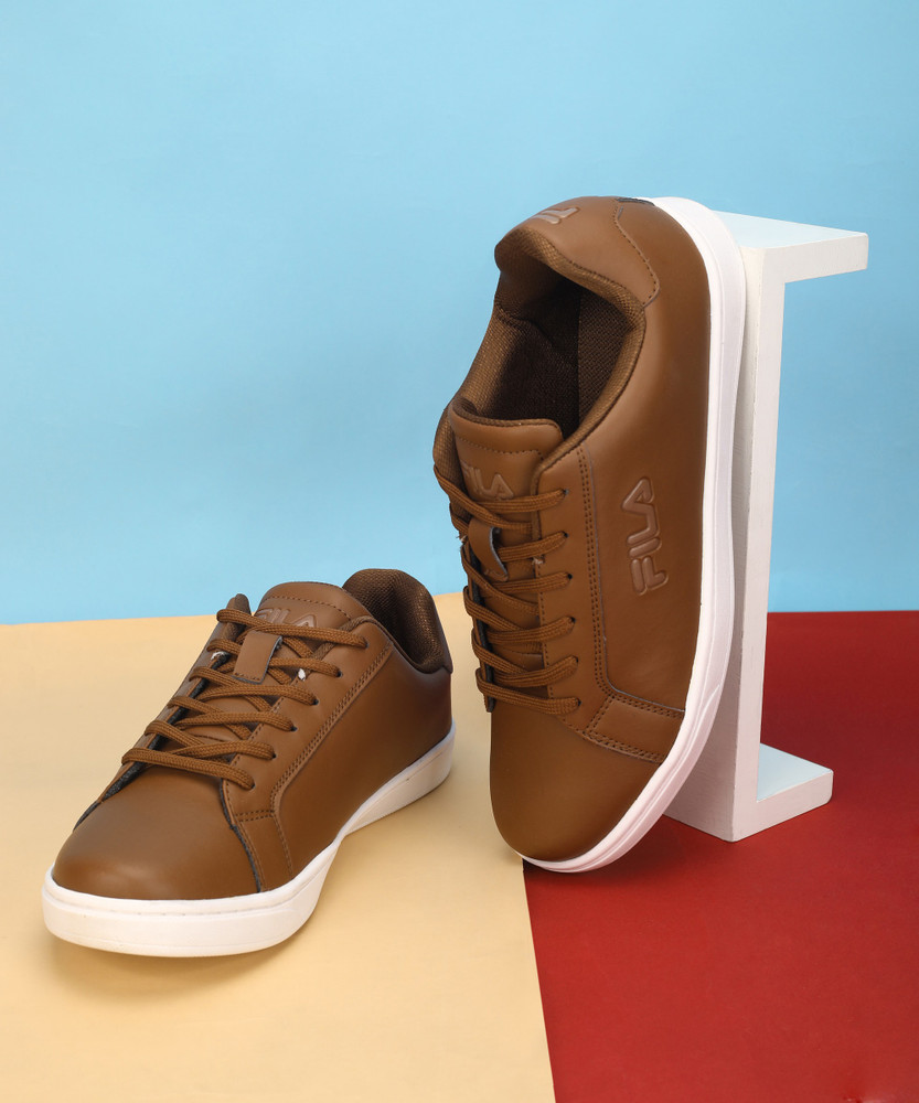 Fila sneakers brown best sale