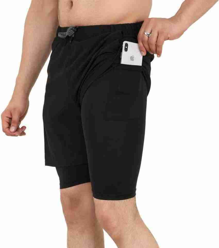 Men's athletic shorts with liner store