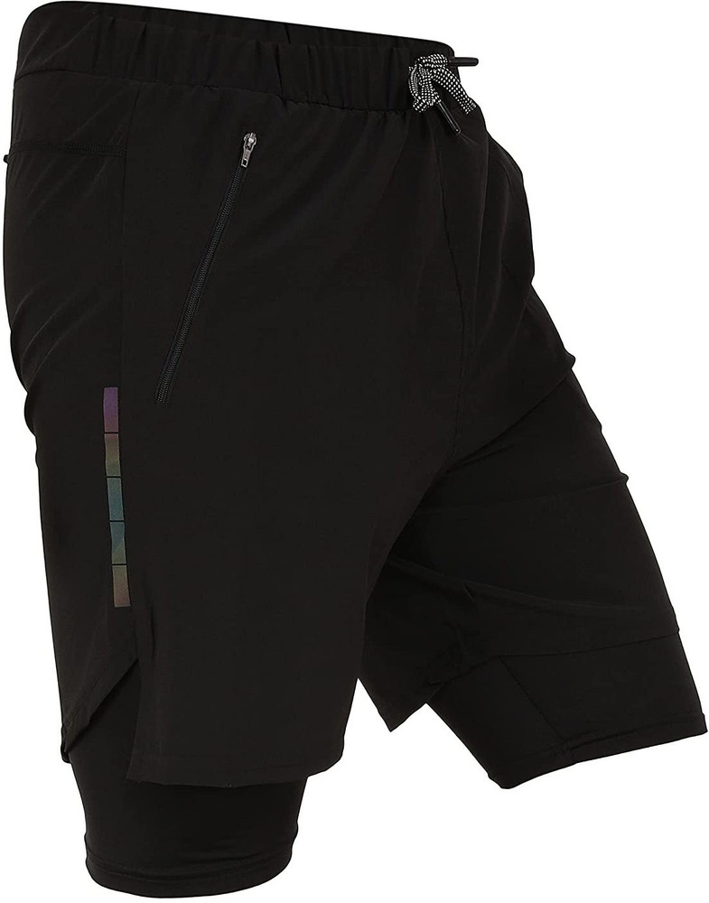 Mens black gym shorts top
