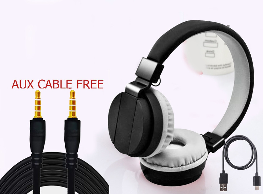 BUFONA NEW ARRIVAL PZUB SH12 Bluetooth 2in1 headphone Aux Cable
