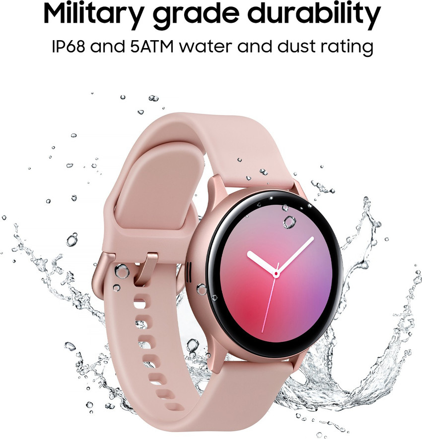 Galaxy watch hotsell active gold rose