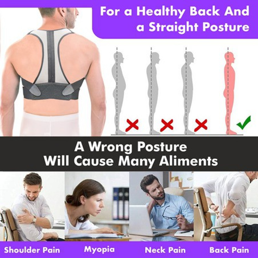 Straight back discount support