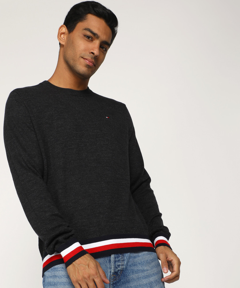 Black hilfiger sweater hot sale