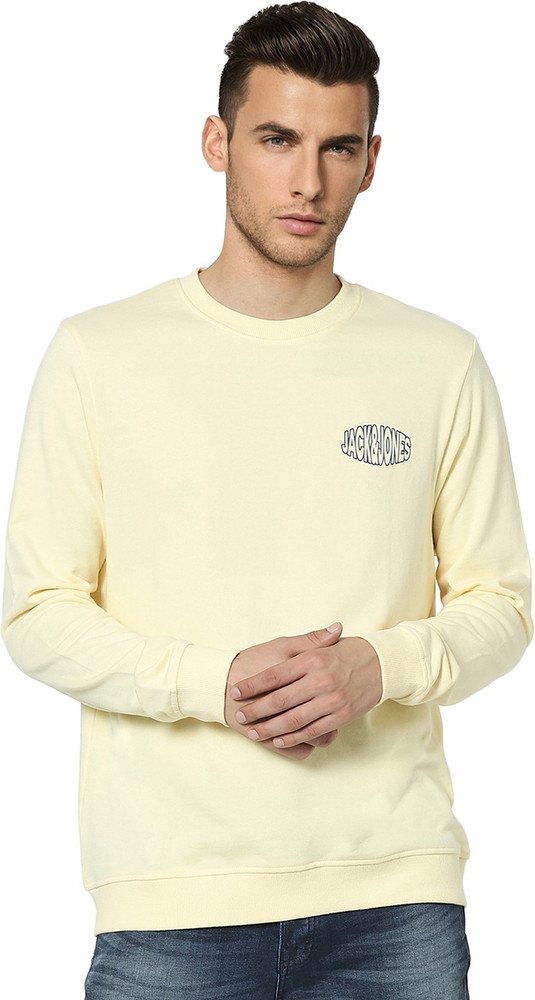 Jack & jones full sleeve solid men's sweatshirt clearance