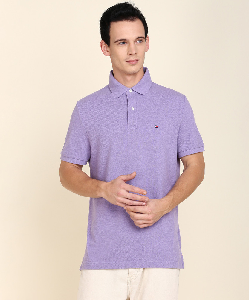 Purple tommy top hilfiger polo