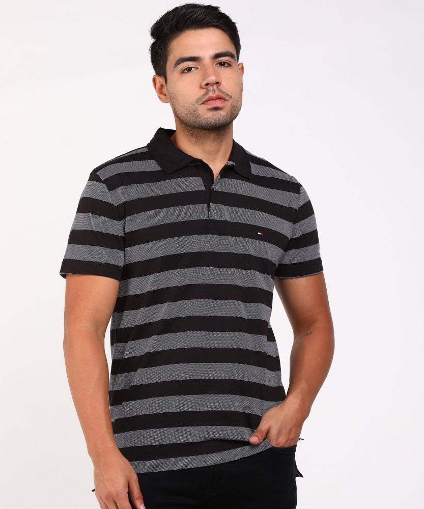 Cotton Striped Mens Tommy Hilfiger Polo Tshirt Wholesale at Rs 350/piece in  Pune