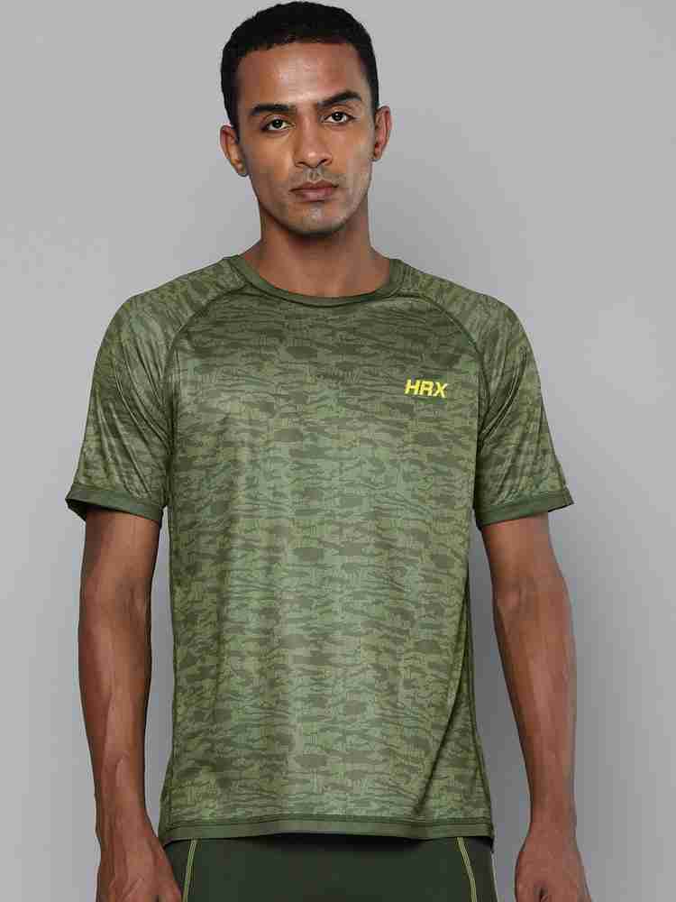 HRX by Hrithik Roshan Printed Men Round Neck Dark Green T Shirt Buy HRX by Hrithik Roshan Printed Men Round Neck Dark Green T Shirt Online at Best Prices in India Flipkart