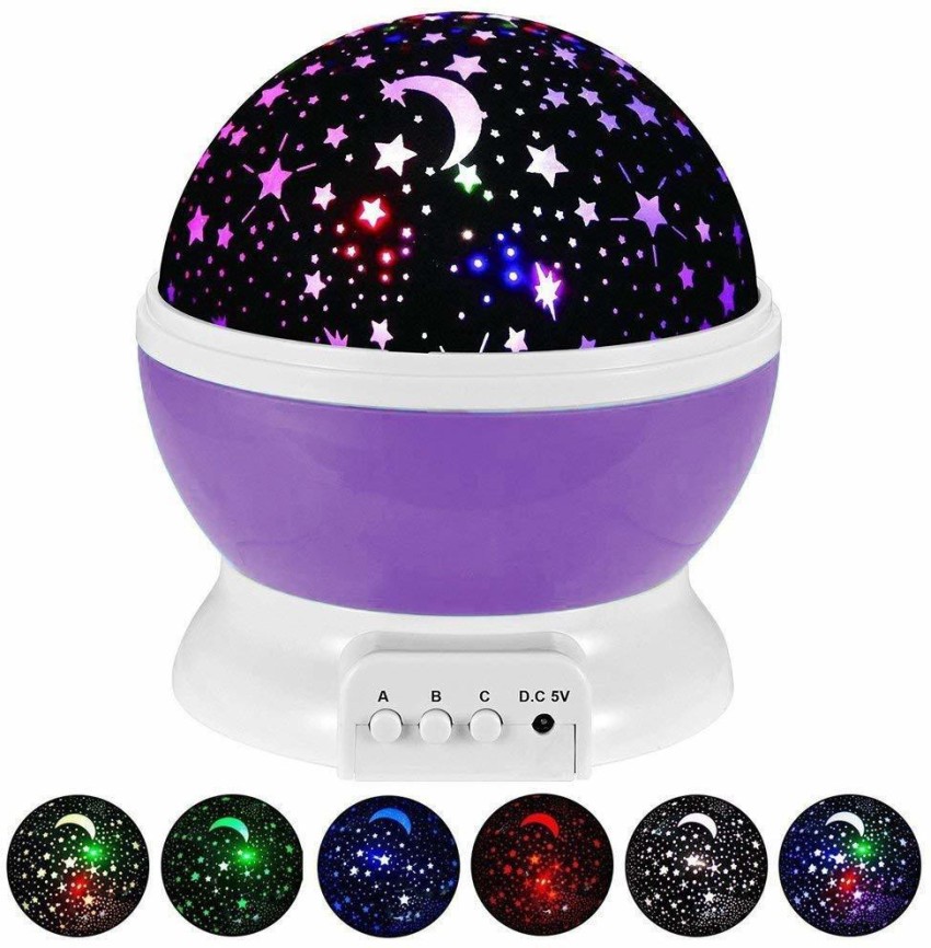 MM JUNCTION Star Master Dream Rotating Projection Lamp | Star Master Projector Lamp with USB Wire Turn Any Room A Starry Sky Colorful Romantic LED Night Lamp (Multi Color) Night Lamp
