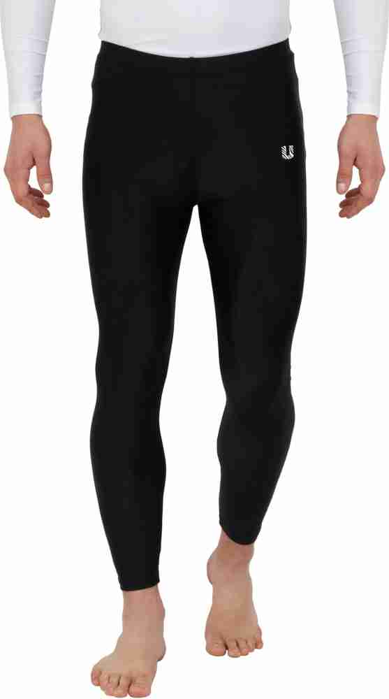 Men's Thermal Compression Pants Fleece Running Athletic Sports Tights  Cycling Resistant Leggings Cold Winter Biker Base Layer Bottoms 