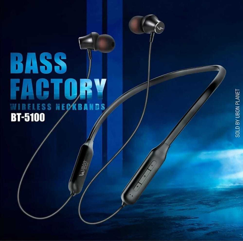 TAVISHA Ubon BT 5100 Bass Factory Smart Headphones Price in India