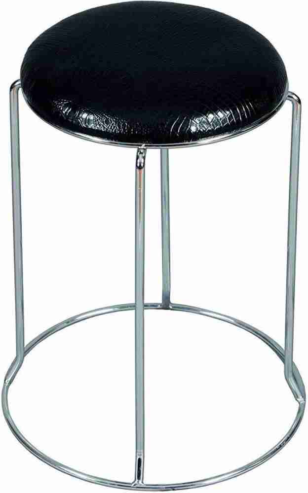 Steel stool on sale with cushion