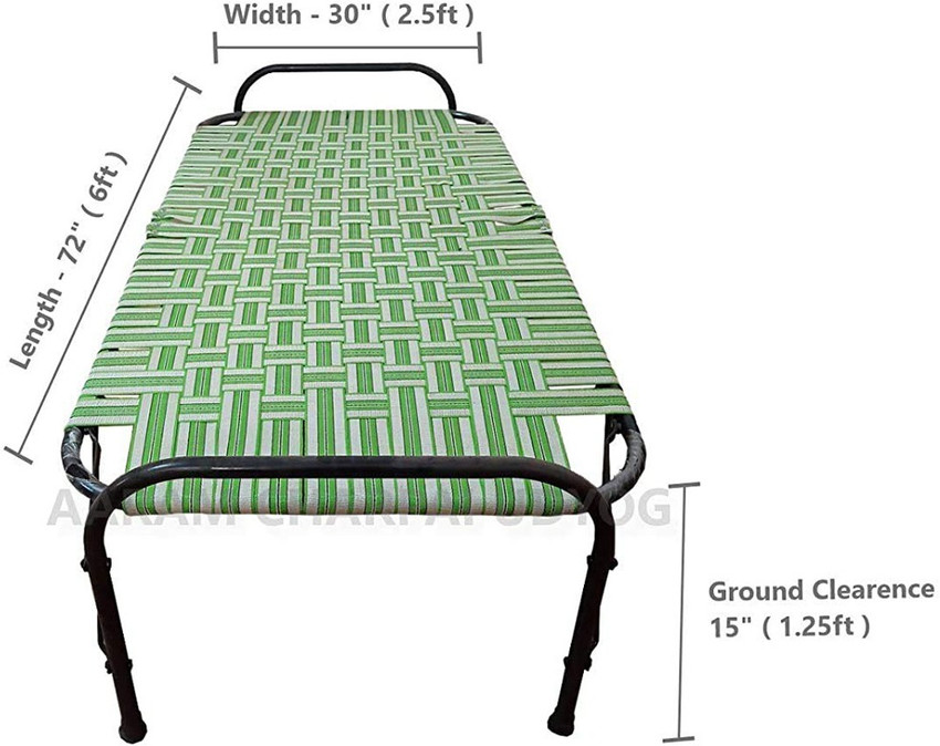 Folding nylon cot shop