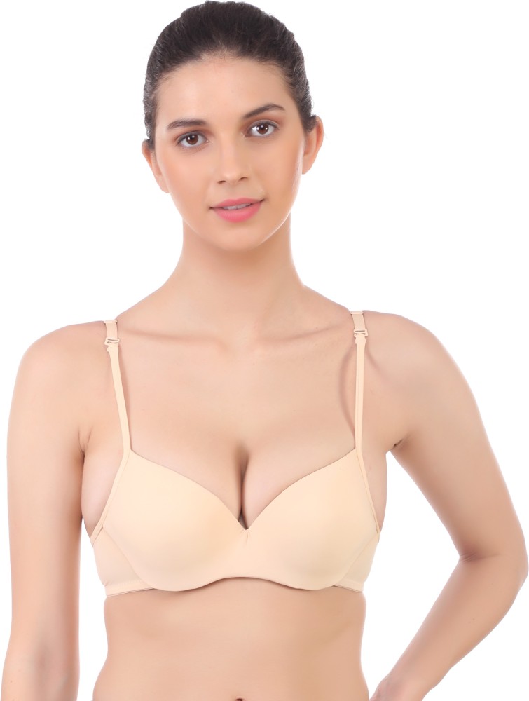 ShowX classic gift pack free transparent straps Women Balconette Heavily  Padded Bra - Buy ShowX classic gift pack free transparent straps Women  Balconette Heavily Padded Bra Online at Best Prices in India