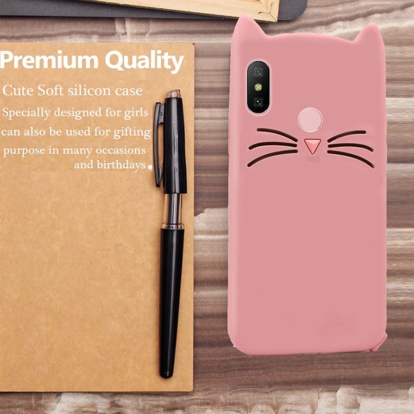 ELEF Back Cover for Xiaomi Redmi Y2 Ear Kitty Case 3D Cute Mustache Kitty  Doll Soft Girls Cat Back Cover - ELEF 