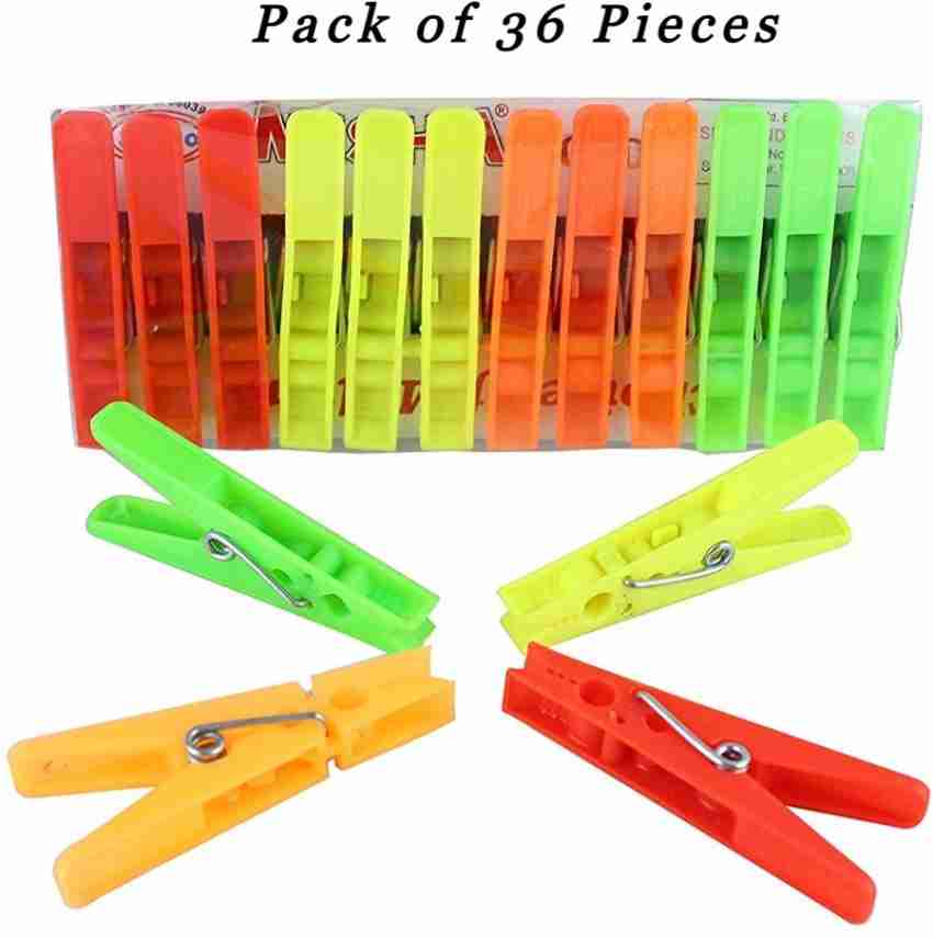 Multicolour Clothes pegs, Pack of 100