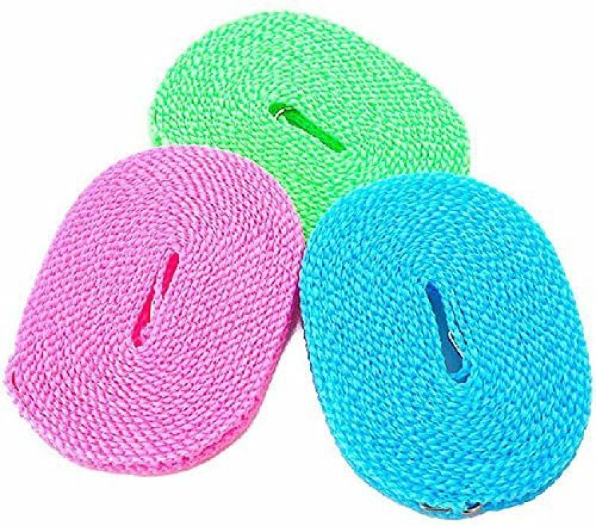 5 mm Multicolor Windproof Anti-Slip Clothes Washing Line Drying