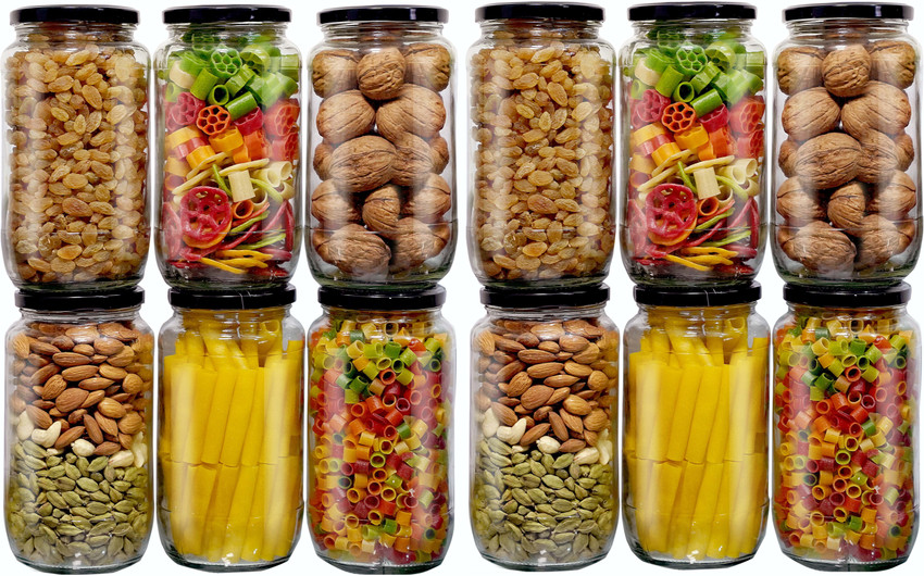 PANEL'S Glass Grocery Container - 1100 ml