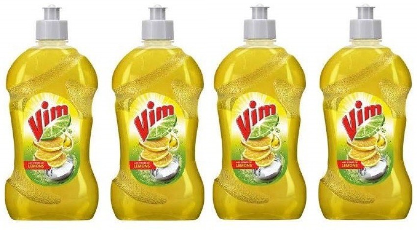 Buy Vim Dishwash Liquid Gel Lemon, With Lemon Fragrance, Leaves No