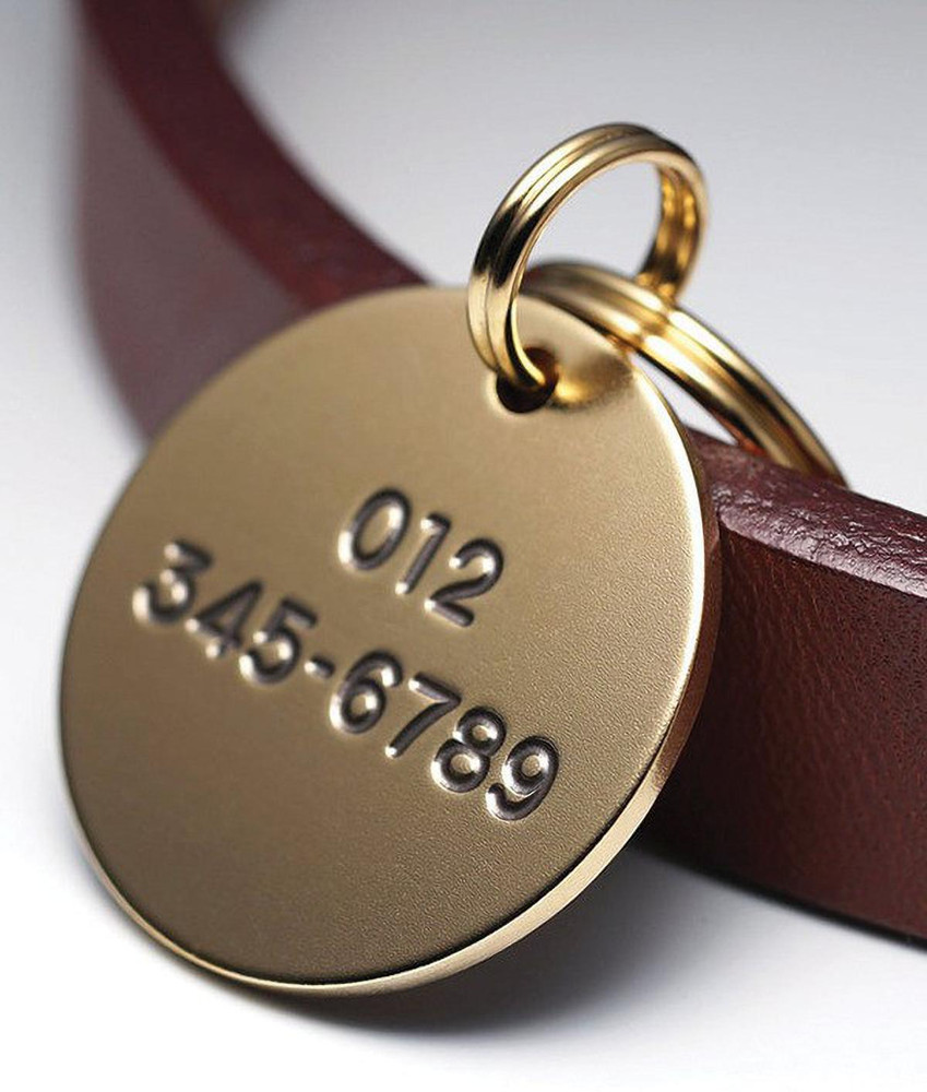 Gold online pet tags