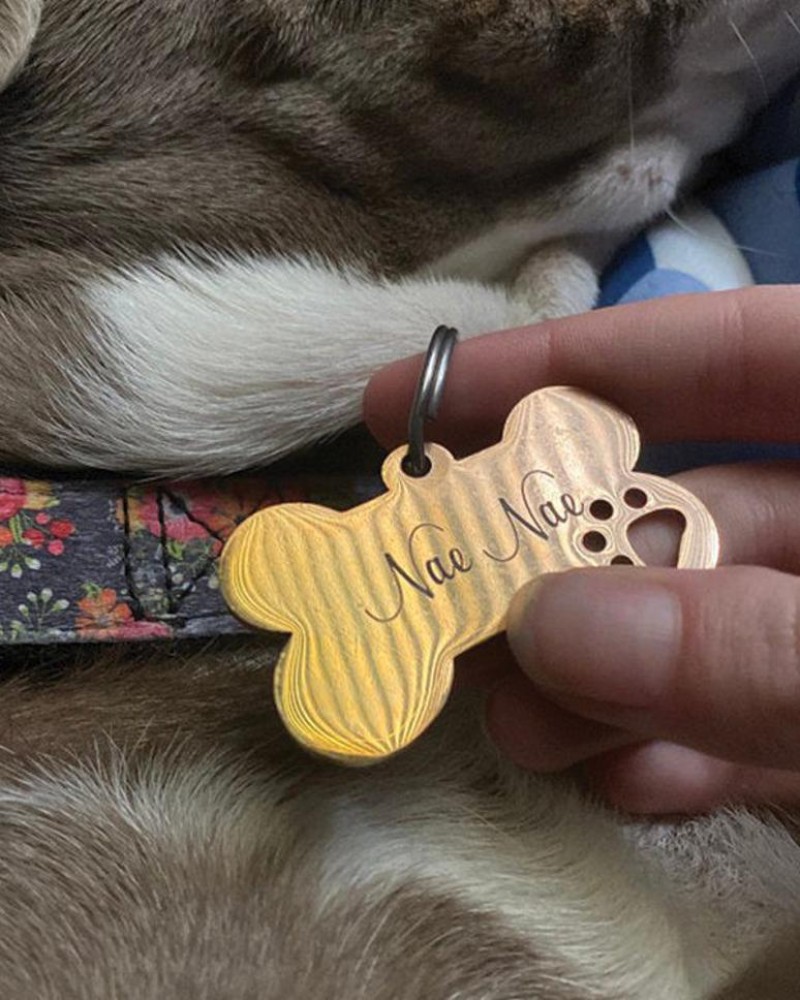 Customized Dog Tag Pet Name Tags for Dog Collar Personalized Pet Tag  Supplier