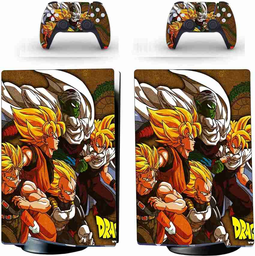 Dragon Ball PS5 Disk Edition Skin Sticker Decal Cover for PlayStation 5  Console+2 Controller