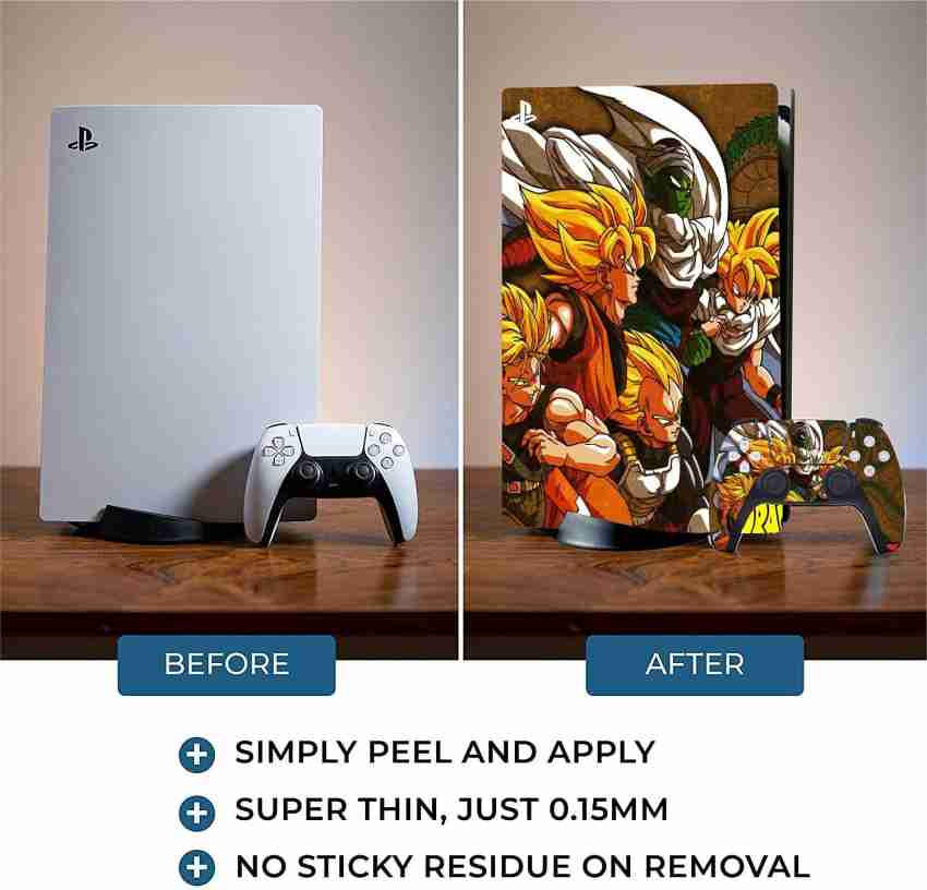 Dragon Ball PS5 Disk Edition Skin Sticker Decal Cover for PlayStation 5  Console+2 Controller Sticker Game Accessories