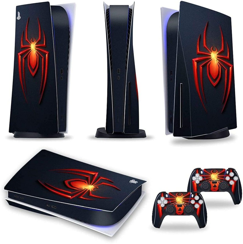 Decal Skin for Ps5 Digital, Whole Body Vinyl Sticker Cover for Playstation  5 Console and Controller(PS5 Digital Edition, Spider Man)