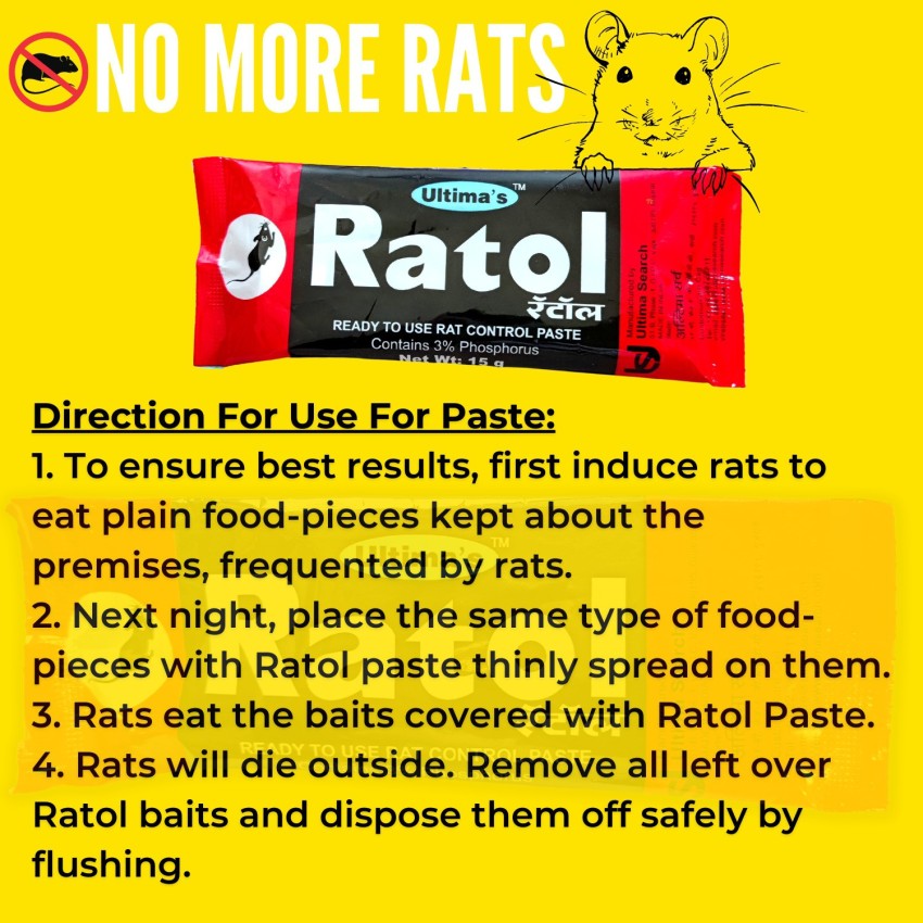 Ratol Rat Killer Cake at Rs 83 / in Indore, Madhya Pradesh - Barnagarwala  Chemicals