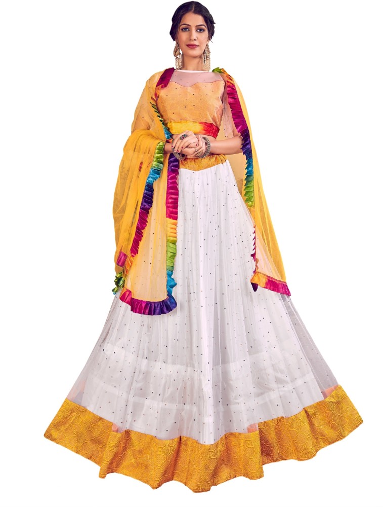 Saroj Designer Self Design Semi Stitched Lehenga Choli Buy Saroj