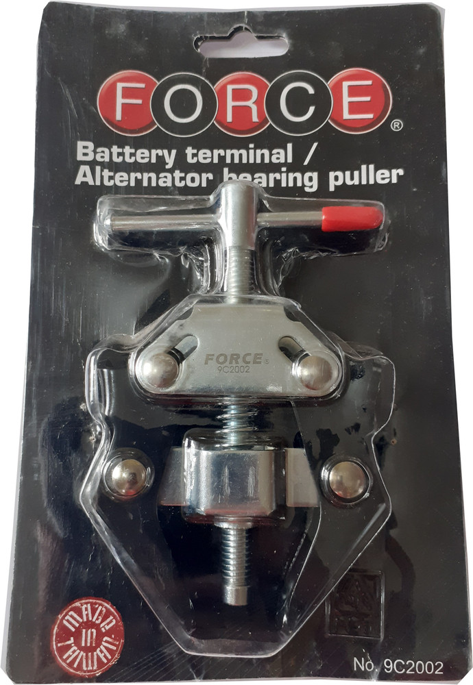 Battery terminal puller outlet