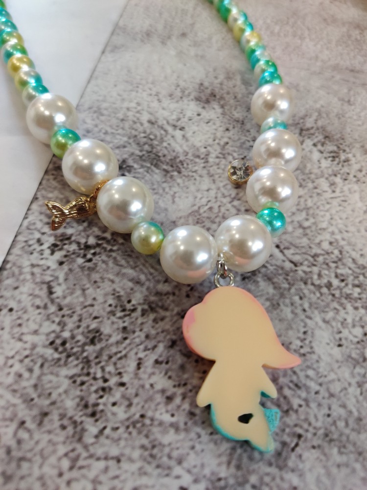 Mermaid Chunky Bead Necklace
