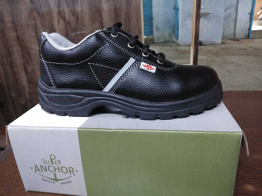 super anchor Steel Toe Synthetic Leather Safety Shoe Price in