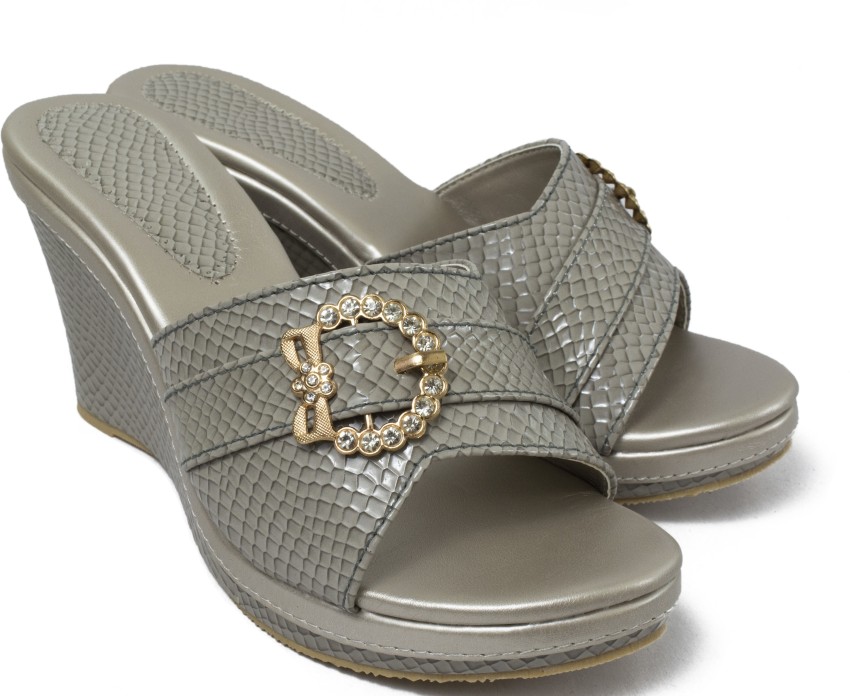 Cinderella Shoes Women Grey Heels Buy Cinderella Shoes Women