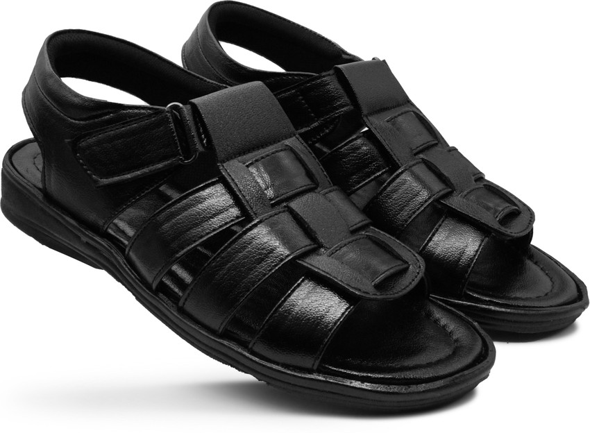 Sender Men Black Sandals