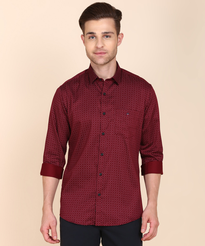 Louis Philippe Sport Men Printed Casual Maroon Shirt Buy Louis Philippe Sport Men Printed Casual Maroon Shirt Online at Best Prices in India Flipkart