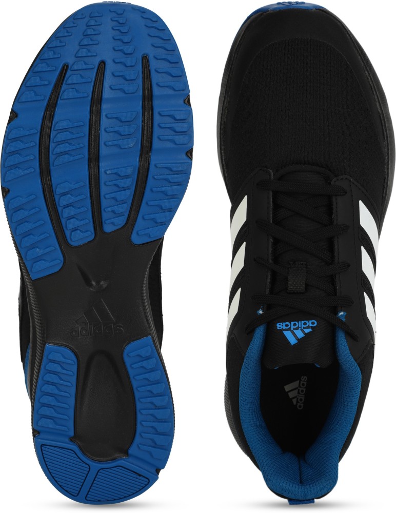 Adidas black cheap blue shoes