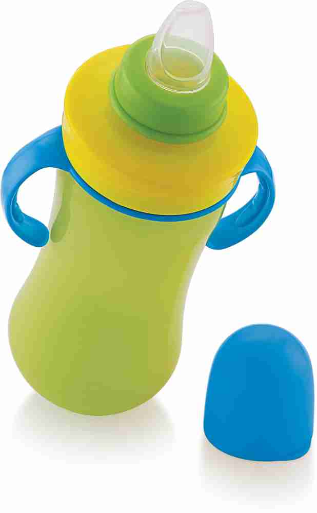 Leak And Spill Proof 450ml Plastic Kids Sipper Water Bottle With