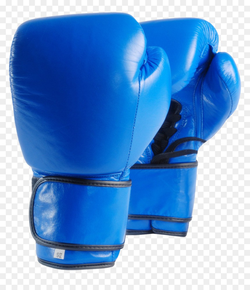 Blue boxing on sale gloves
