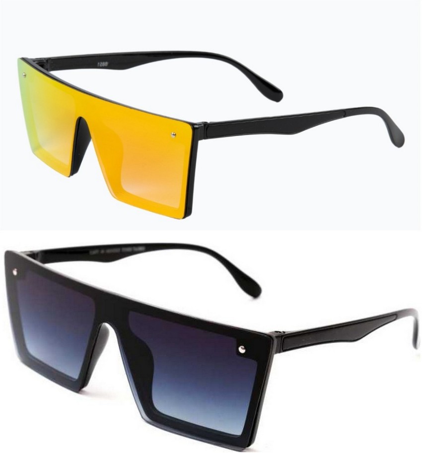 Dervin Yellow Lens Black Frame Driving Sunglasses For Men And Women -  Marketing / Advertising at Rs 882, Mumbai