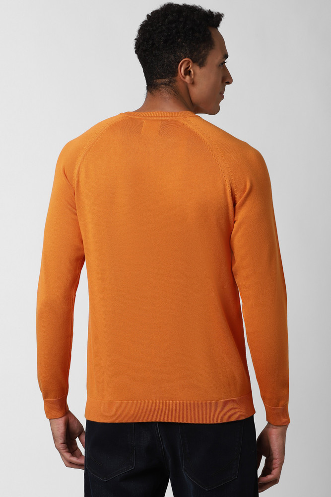 Orange crew sale neck jumper