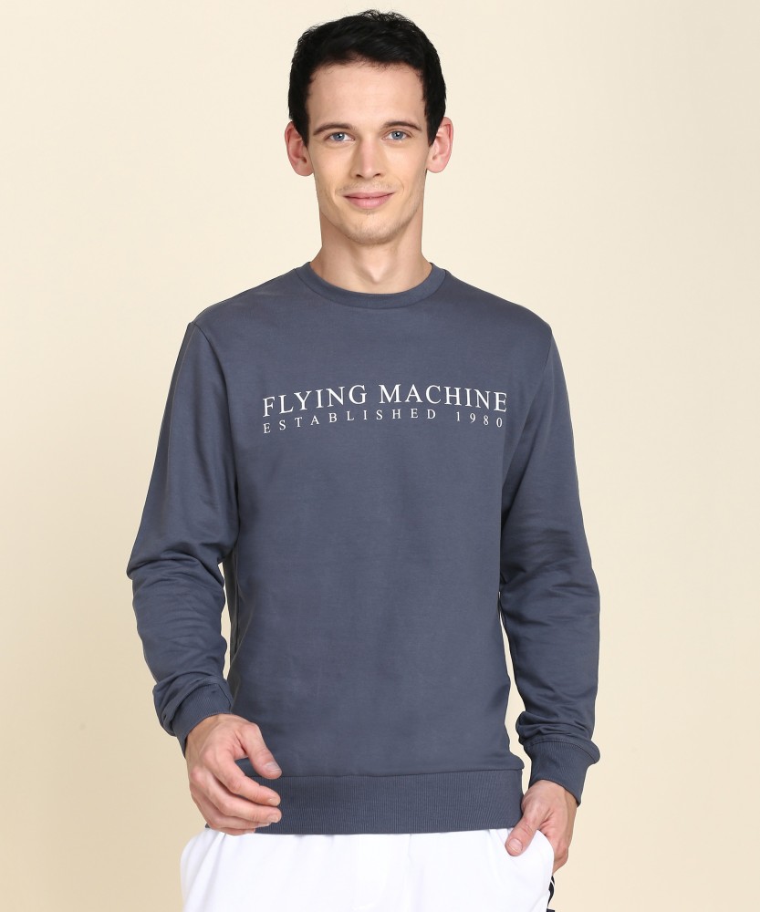 FLYING MACHINE Full Sleeve Printed Men Sweatshirt Buy FLYING