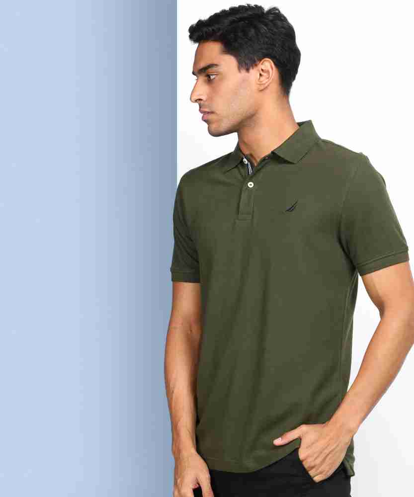 olive green nautica shirt