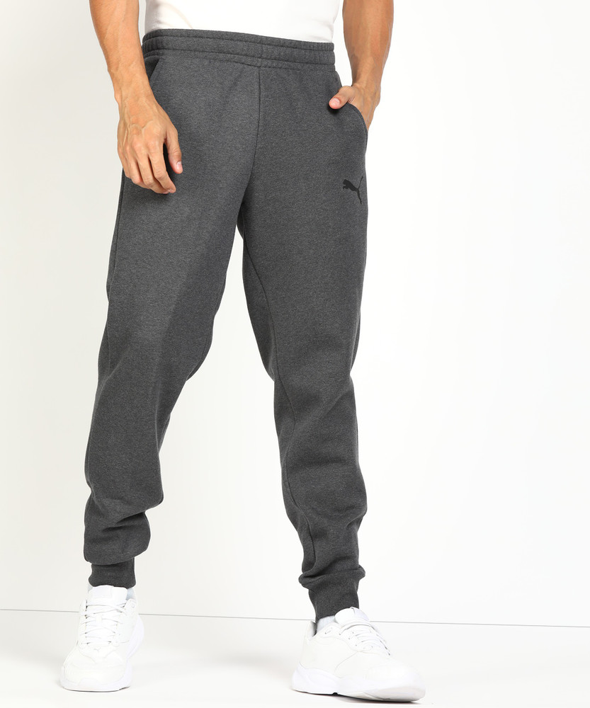 Puma grey track pants hot sale