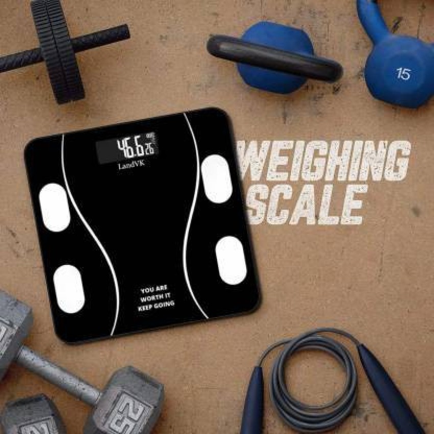  beatXP Black Art Weight Machine  Weighing Scale For Human Body  Weight Measurement With Heavy Thick Tempered Glass & LCD Display Weighing  Machine. : Health & Household