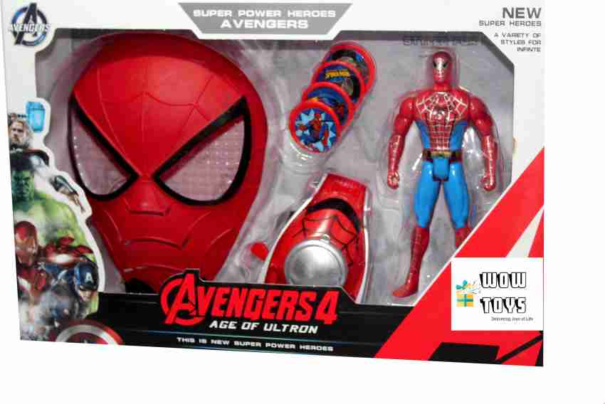 Ironman / Spiderman Avengers Super Heroes Shooting Series Soft Projectile  Launcher Best Gifts for Boys