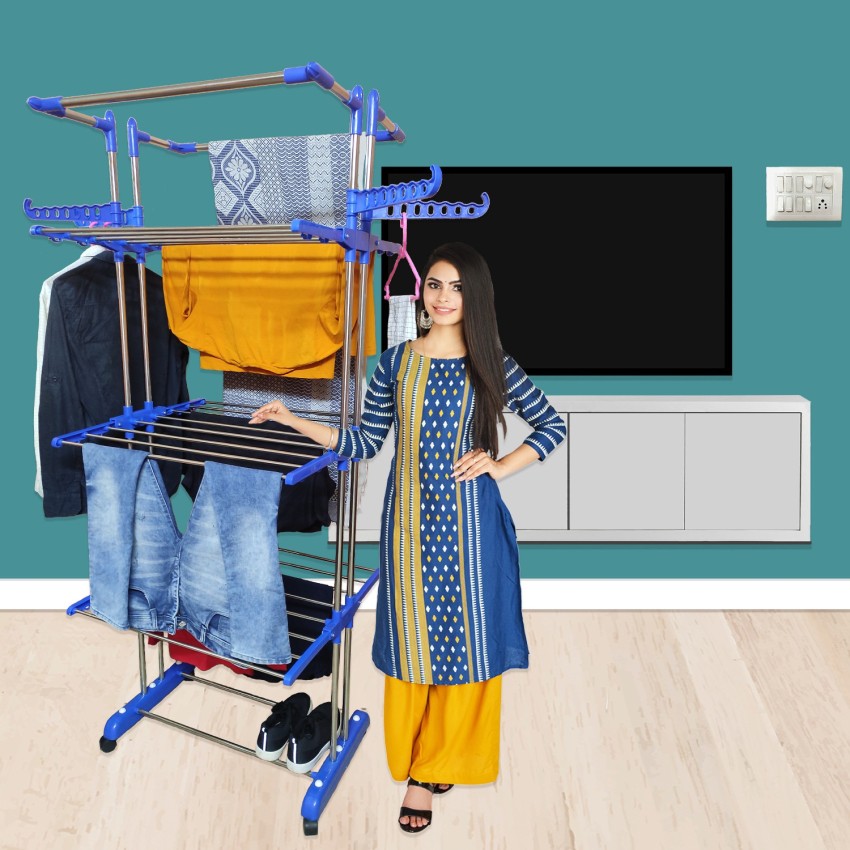 TNC Steel Floor Cloth Dryer Stand JUMBO-01 Price in India - Buy