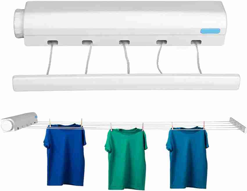 HUEX Plastic Wall Cloth Dryer Stand Drying Rope Hanger - 3 mtr Price in  India - Buy HUEX Plastic Wall Cloth Dryer Stand Drying Rope Hanger - 3 mtr  online at