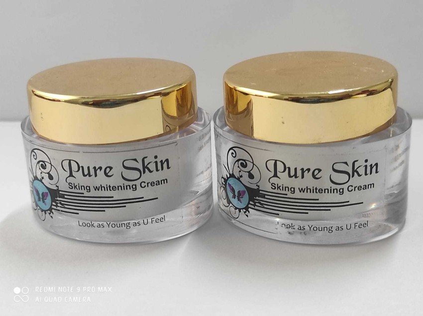 Pure Skin Whitening Cream Look as young as U feel White Pack of 2 30 Grams